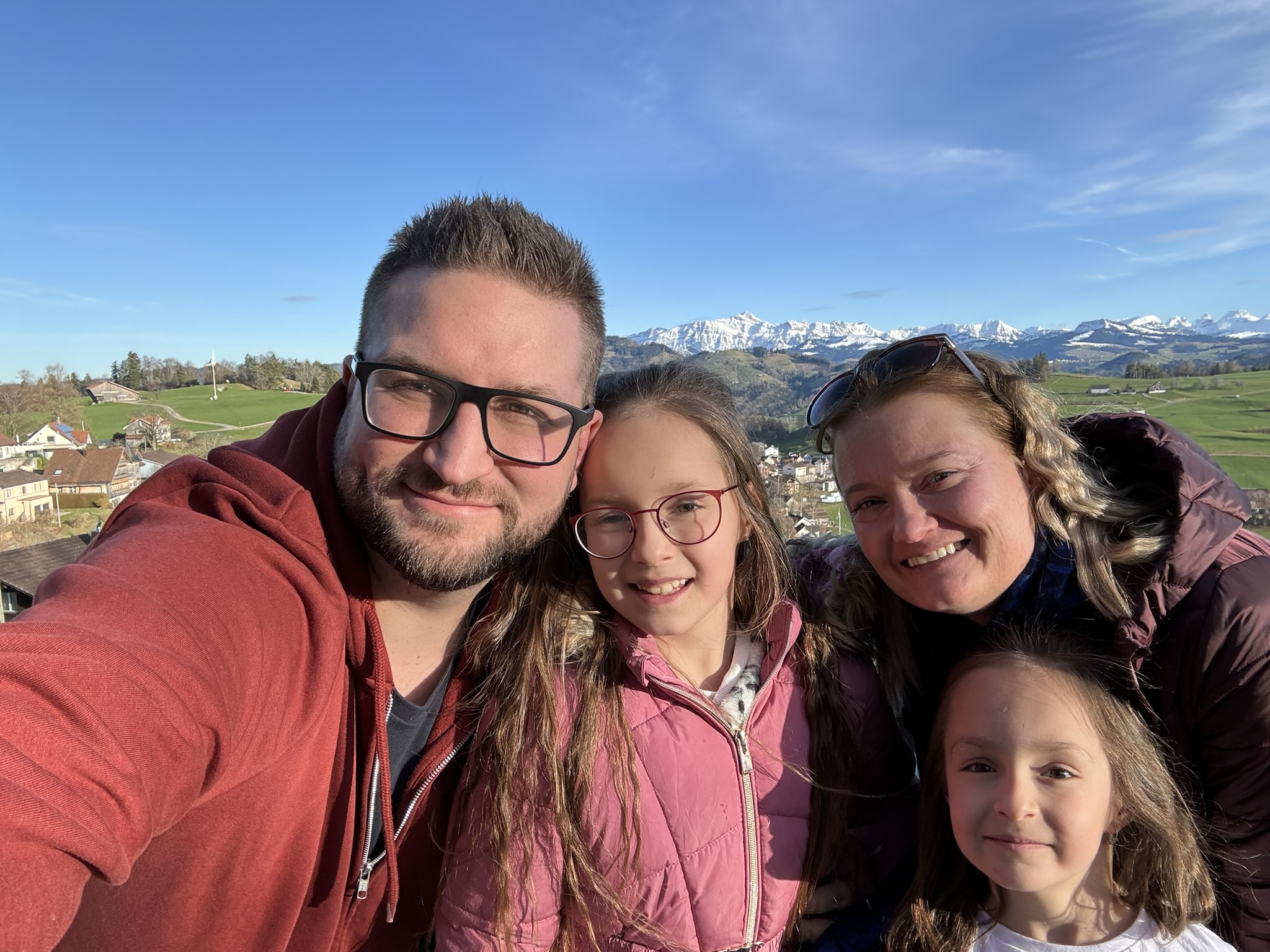 Familienausflug in den Bergen