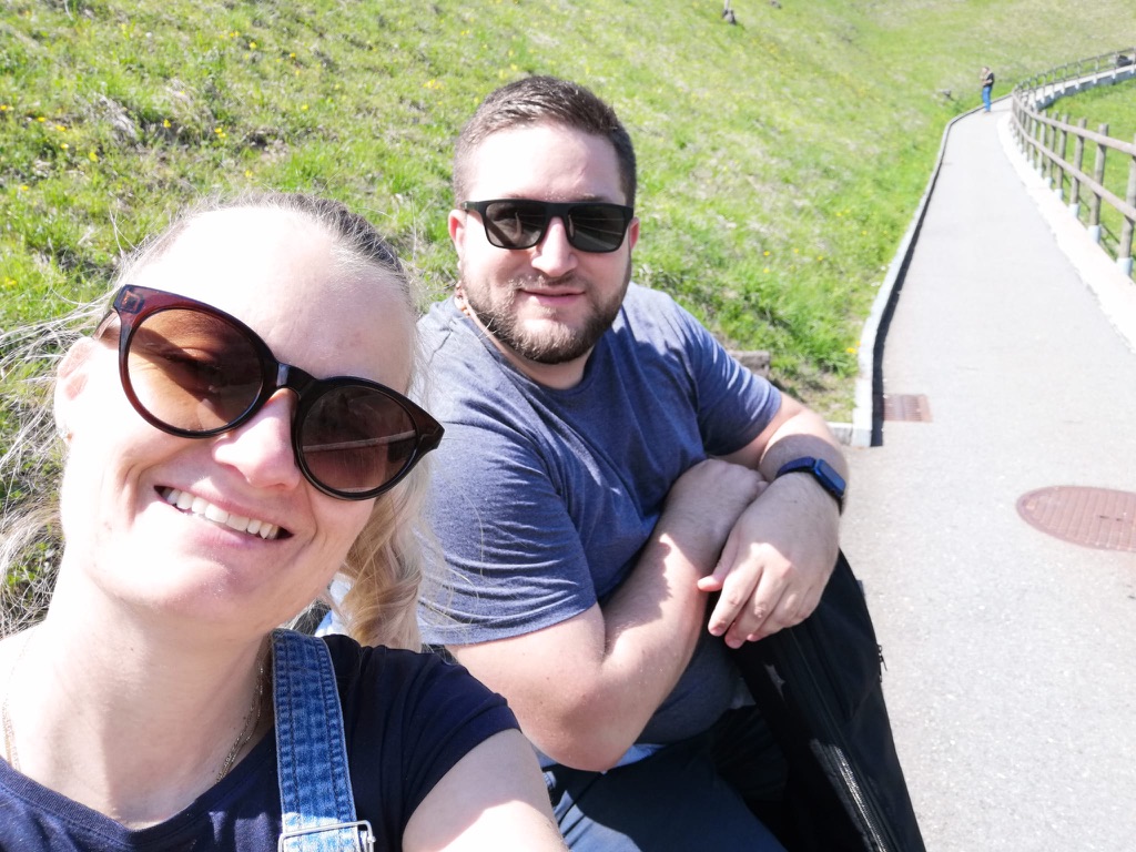 Spaziergang in den Hügeln
